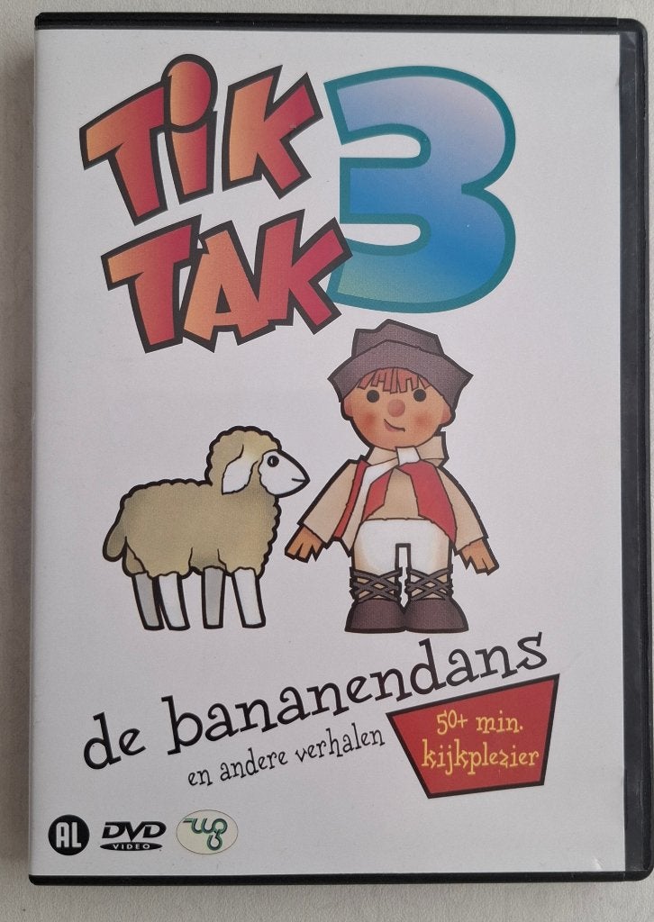Tik Tak 3 De Bananendans DVD - 50+ min kijkplezier, Cd's en Dvd's, Dvd's | Kinderen en Jeugd, Gebruikt, Alle leeftijden, Tv-serie
