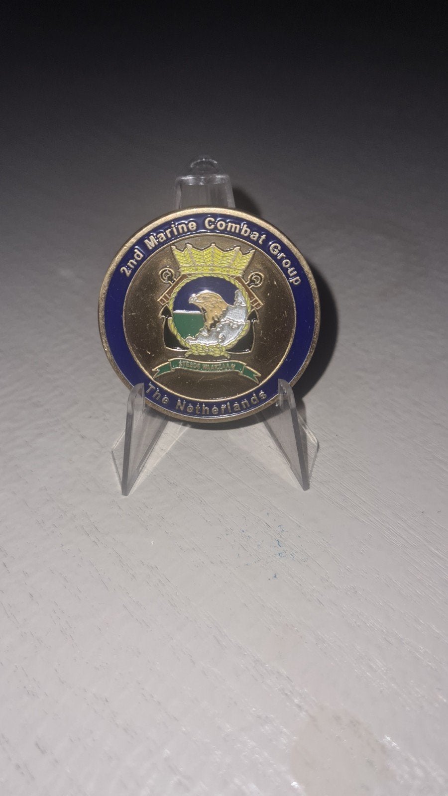 Challenge Coin Korps Mariniers - 2nd Marine Combat Group, Ophalen of Verzenden