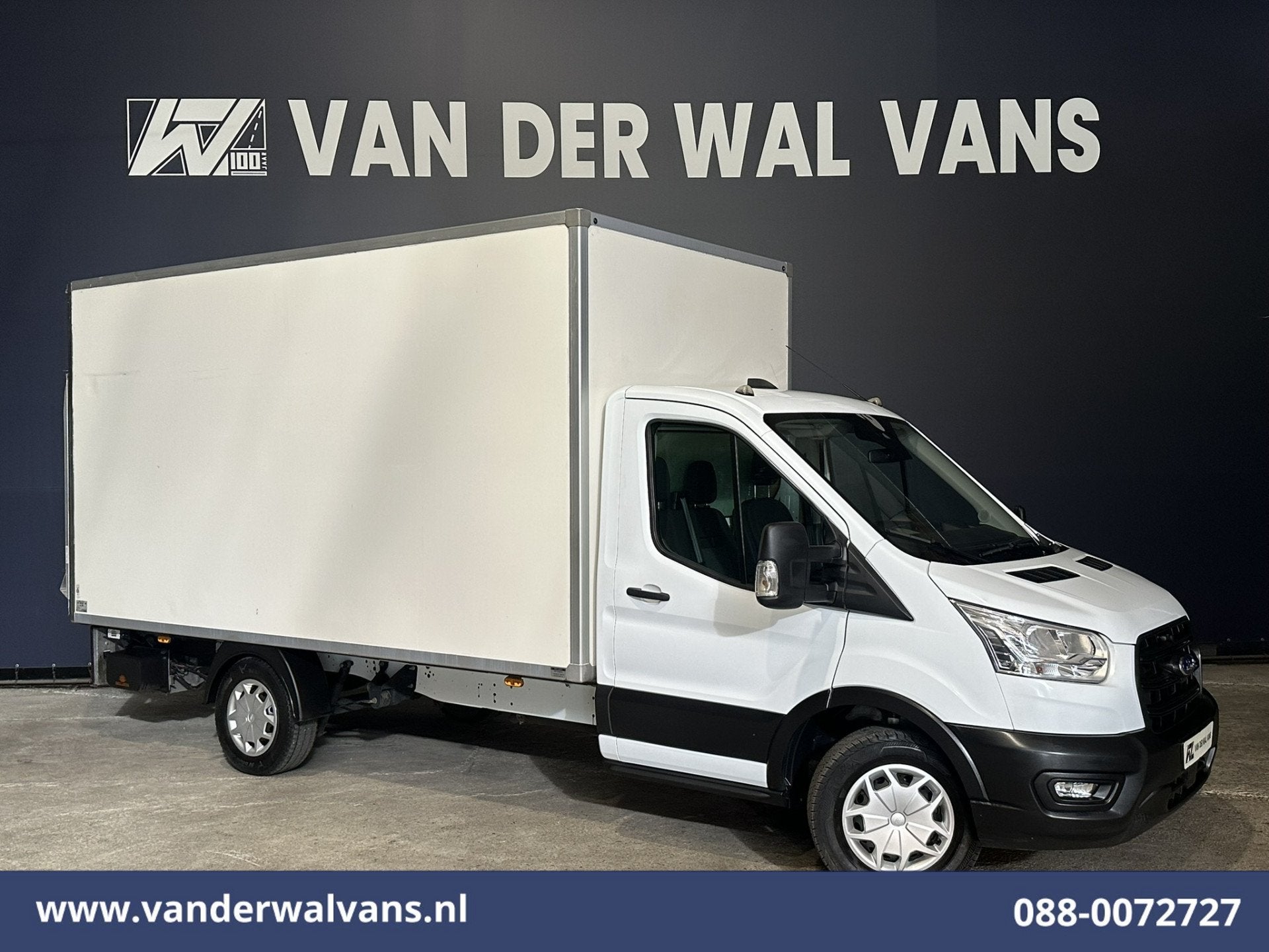 Ford Transit 2.0 TDCI 130pk Bakwagen Laadklep Euro6 Airco |, Voorwielaandrijving, Stof, 4 cilinders, Wit