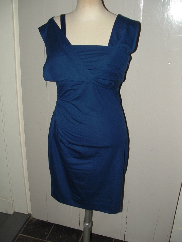 Diane von Furstenberg parker dress jersey maat S, Kleding | Dames, Maat 38/40 (M), Blauw, Ophalen of Verzenden, Zo goed als nieuw