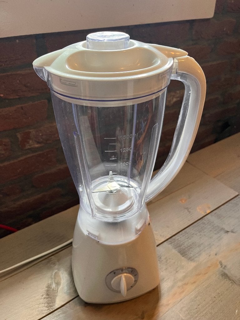 Blender, Kunststof, Ophalen of Verzenden, Zo goed als nieuw, Wit