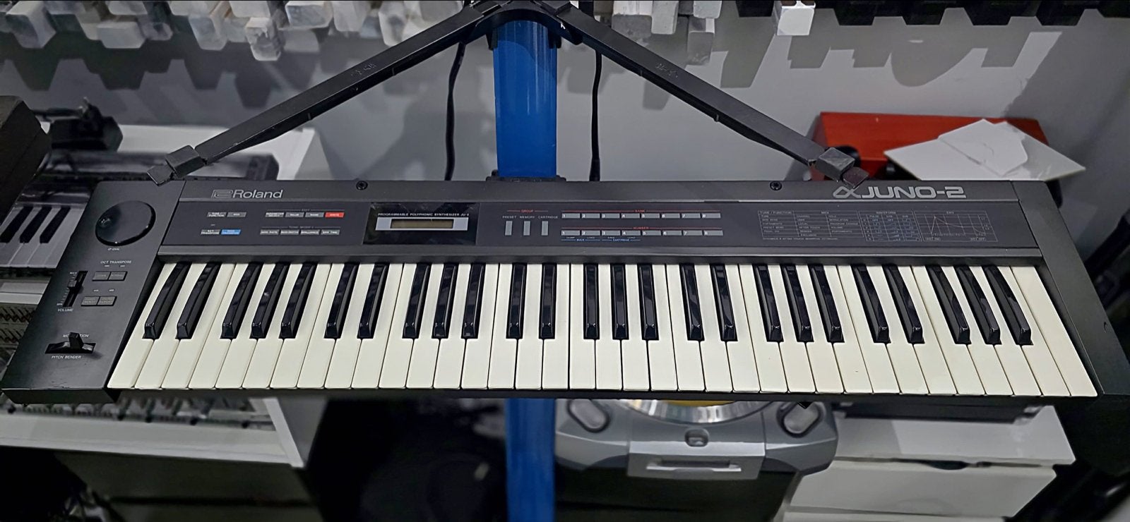 Roland Alpha Juno-2 Synthesizer - Vintage Analoge Synth, Muziek en Instrumenten, Roland, Ophalen of Verzenden, Met midi-aansluiting