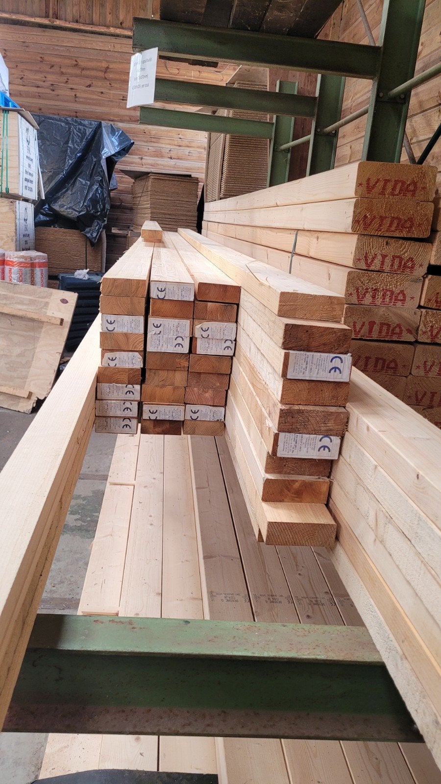 29 balken 10 x 4  lang   6m -5m  4.50m, Ophalen, Nieuw, Hout