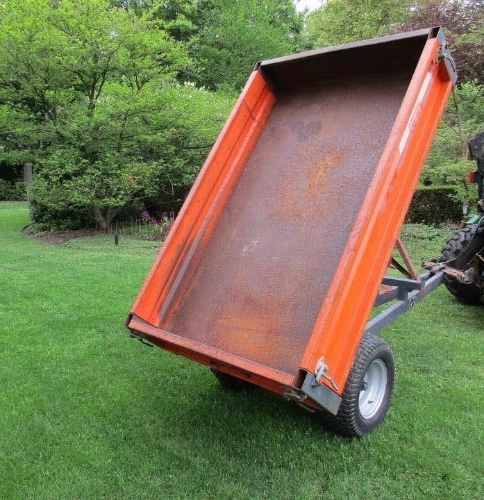 kipkar, kipper, kiepwagen nimos, Ophalen, Gebruikt