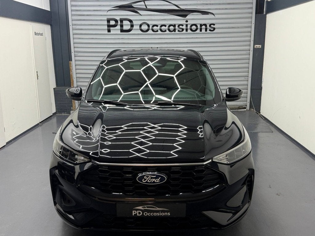 Ford Kuga 2.5 FHEV ST-Line - 192PK - Winter pakket - Camera, Auto's, Ford, Stof, Gebruikt, Zwart, Zwart