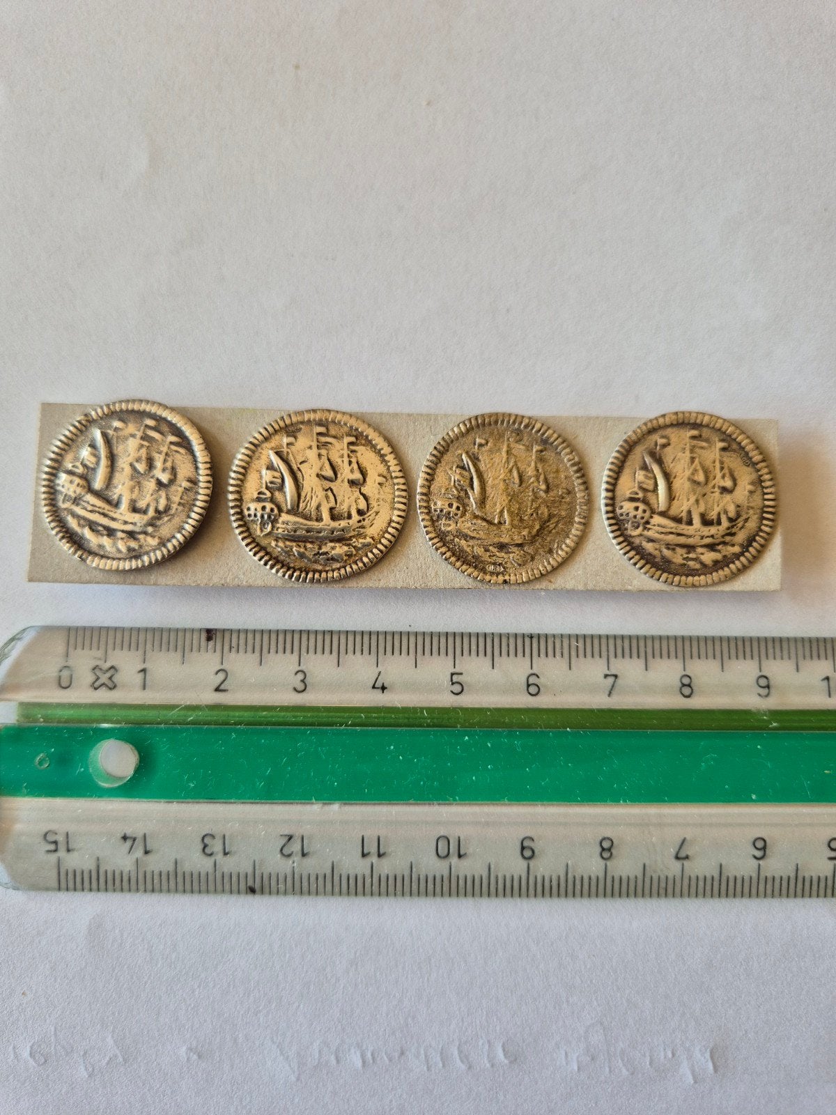 Zilveren knopen, Ophalen of Verzenden, Goud