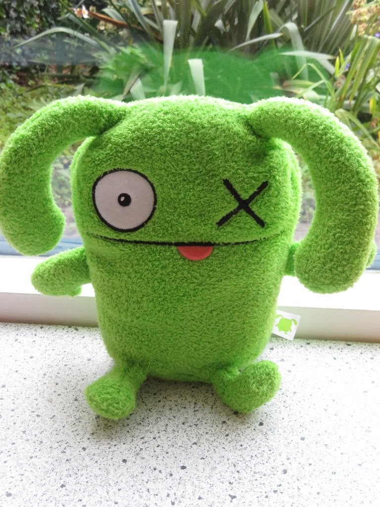 Ugly Dolls OX merk Hasbro uit 2018/2019 lime groen, Groen, Ophalen of Verzenden, Zo goed als nieuw, Overige typen