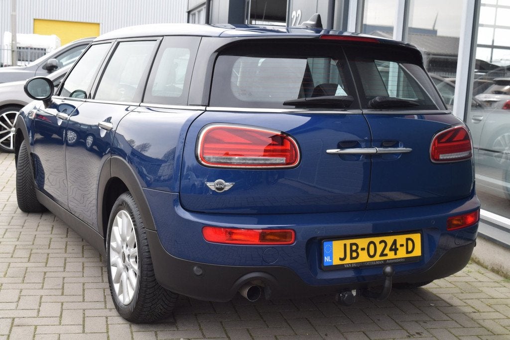 Mini Mini Clubman 1.5 One D Salt Business | Automaat | Navi, Auto's, Mini, Stof, Gebruikt, 700 kg, Blauw