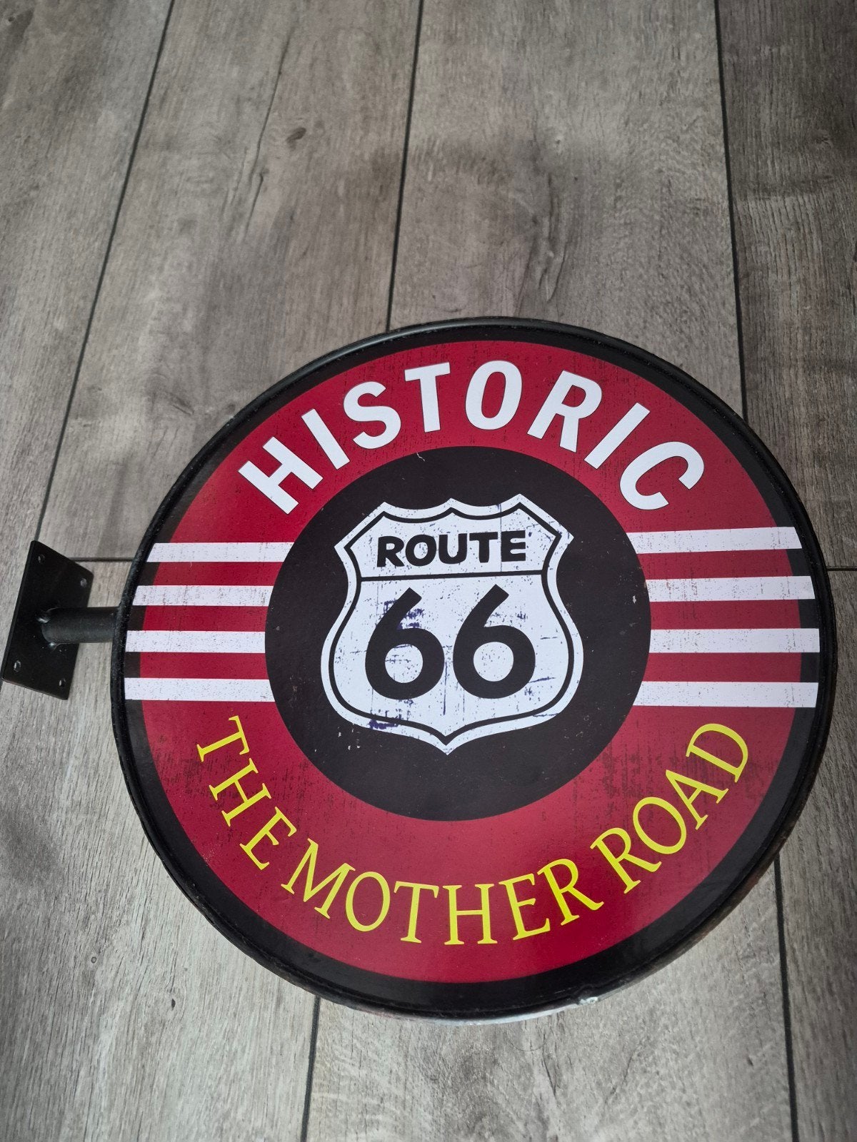 Route 66 Bord, Ophalen, Reclamebord