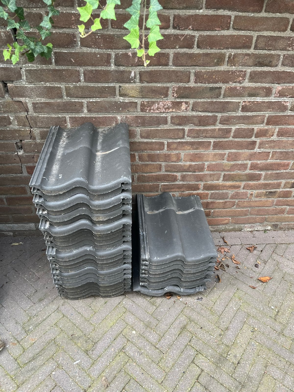 Nelskamp dakpannen, blauw gesmoord, nieuw, Steen of Klei, Zwart, Nieuw, Ophalen of Verzenden