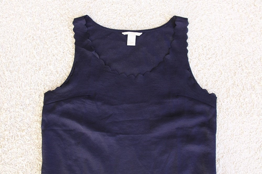 Super Leuk Blauw H&M Topje (S) - 62 € 10,-, H&M, Blauw, Ophalen of Verzenden, Zo goed als nieuw
