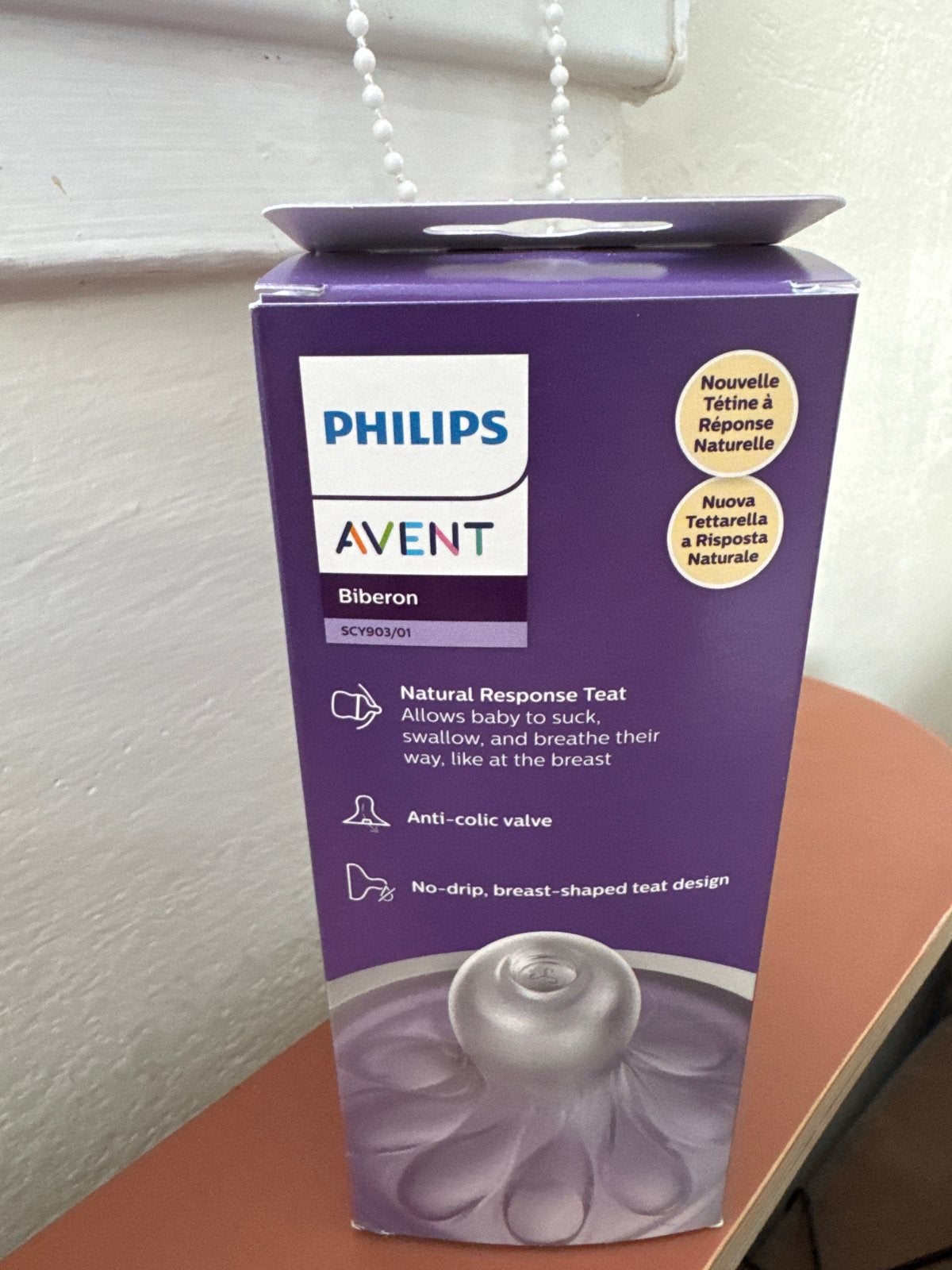 Philips Avent Natural Response Speen SCY903/01, Ophalen of Verzenden, Nieuw, Speen, Philips Avent