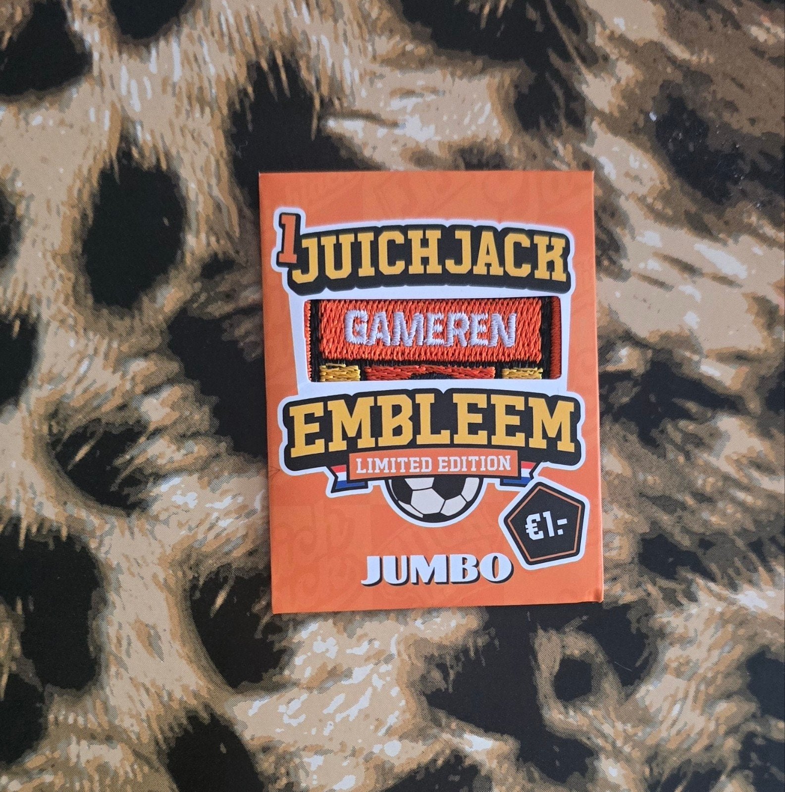 Jumbo limited edition juich embleem gameren juich jack, Verzamelen, Supermarktacties, Jumbo, Ophalen of Verzenden