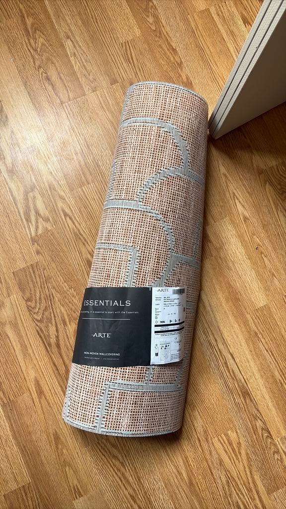 Arte Behang (5,70m) Esparto Ibérico Totem 18916 Kleur Nutmeg, Huis en Inrichting, Stoffering | Behang, Ophalen, Minder dan 10 m²