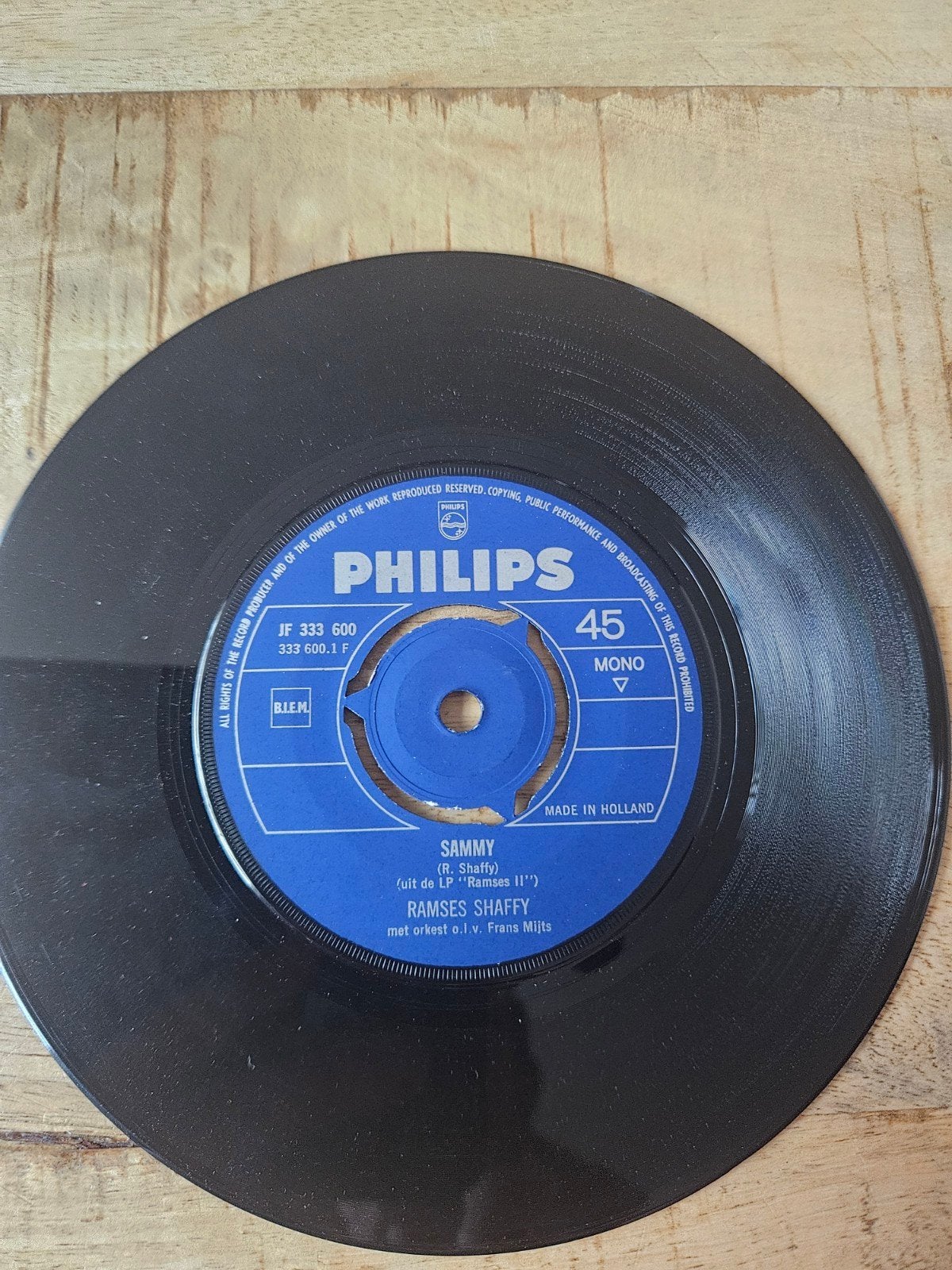 Ramses Shaffy - Sammy (uit de LP 'Ramses II') 7 inch single, Cd's en Dvd's, Vinyl Singles, Gebruikt, 7 inch, Ophalen of Verzenden