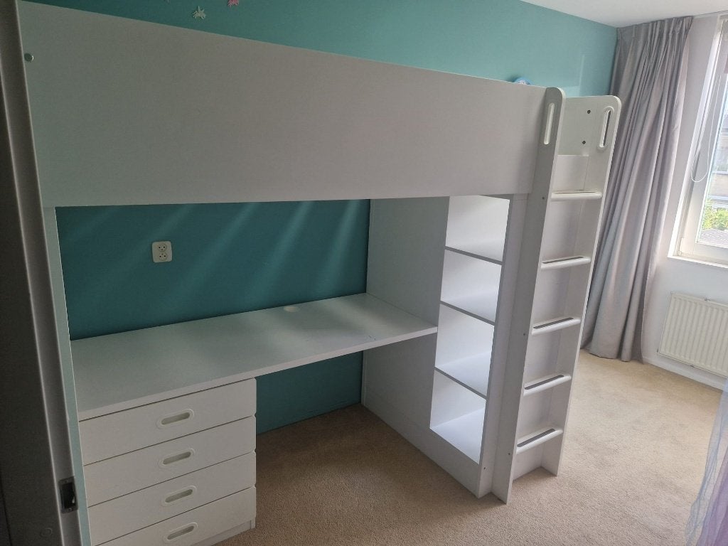 IKEA Smastad hoogslaper met bureau en opbergruimte, Ophalen, Gebruikt, Hoogslaper