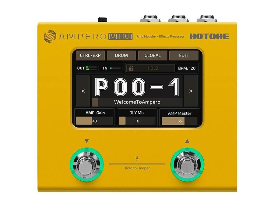 Hotone MP-50 Ampero Mini Amp Effects Processor Marigold, ., Overige typen, Nieuw, Ophalen of Verzenden