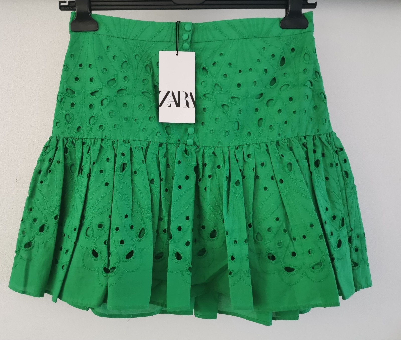 ZARA rok met broderie mt. M, Kleding | Dames, Rokken, Maat 38/40 (M), Verzenden, Zara, Nieuw
