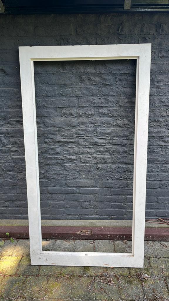 Hardhouten raamkozijn, Doe-het-zelf en Verbouw, Kozijnen en Schuifpuien, Raamkozijn, Zo goed als nieuw, Hout, Ophalen