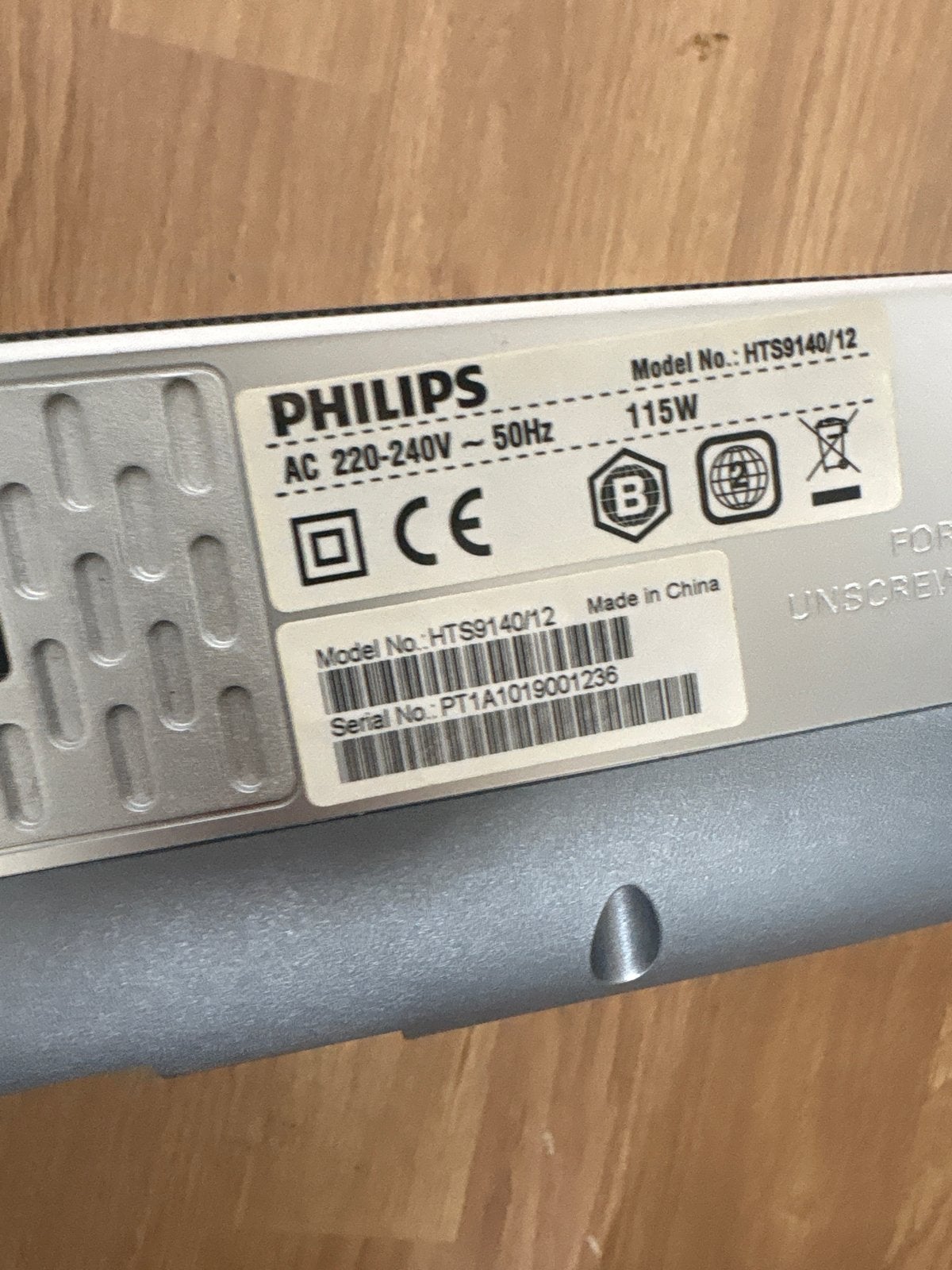 Philips HTS9140/12 Soundbar Home Cinema Systeem, Audio, Tv en Foto, Soundbars, Ophalen, Gebruikt