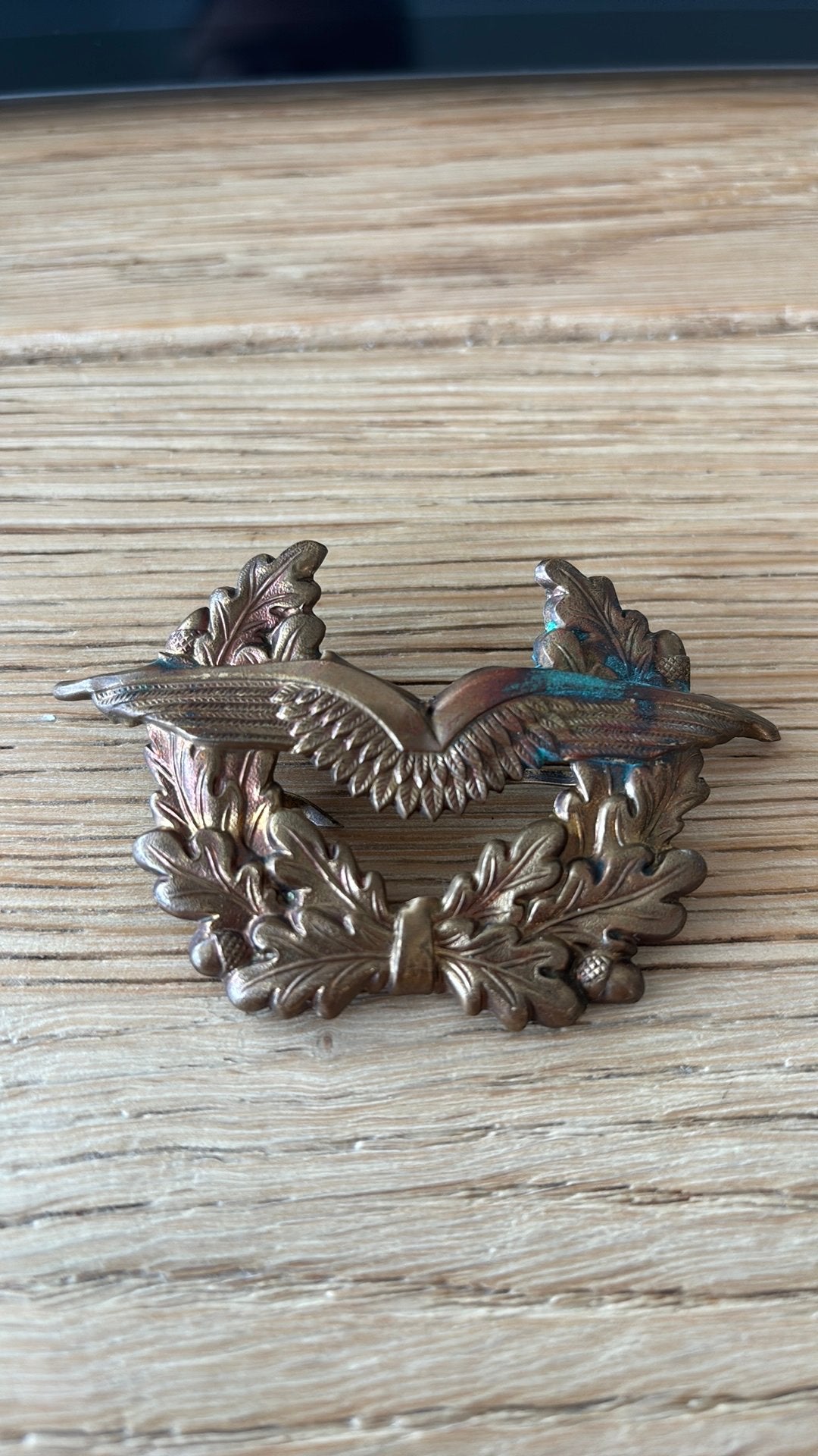 Duitse luftwaffe pet embleem, Ophalen of Verzenden, Luchtmacht, Duitsland, Embleem of Badge