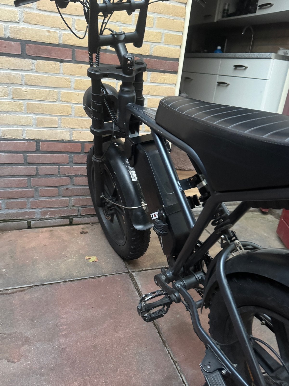 Grijz/zwarte fatbike h9, 59 cm of meer, Ophalen, Gebruikt, Overige merken