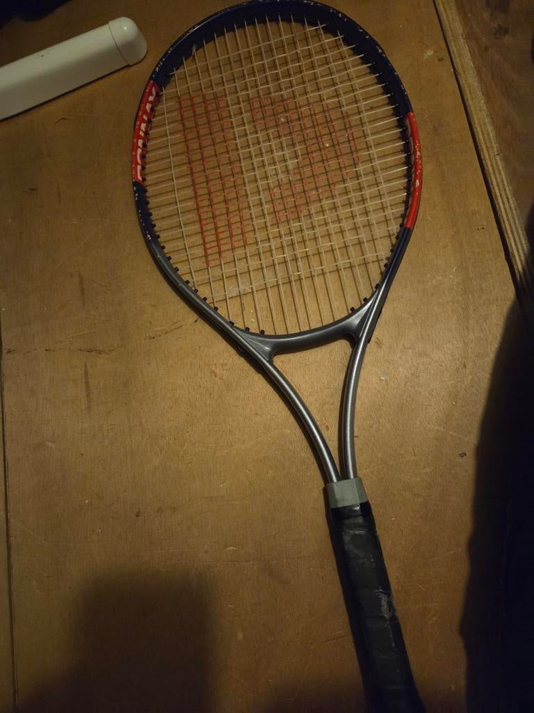 Donnay Tennisracket met hoes - Gebruikt, Ophalen of Verzenden