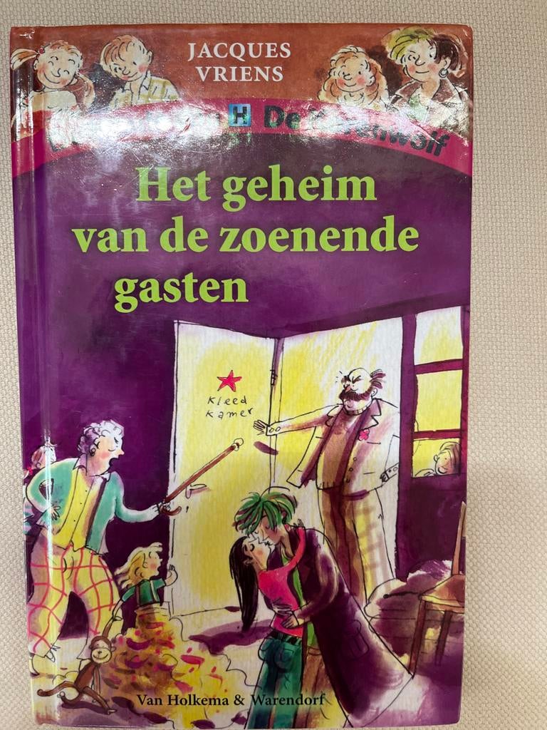 Het geheim van de zoenende gasten - Jacques Vriens, Ophalen of Verzenden, Zo goed als nieuw, Fictie algemeen