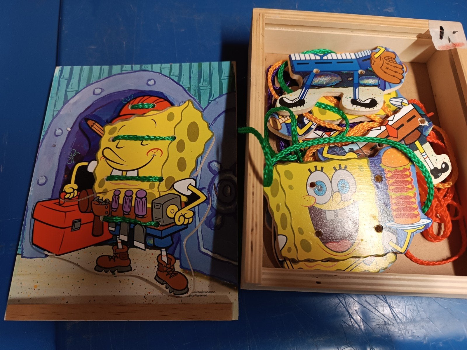 SpongeBob (rijg) puzzel, 1 speler, Zo goed als nieuw, Vanaf 3 jaar, Ophalen