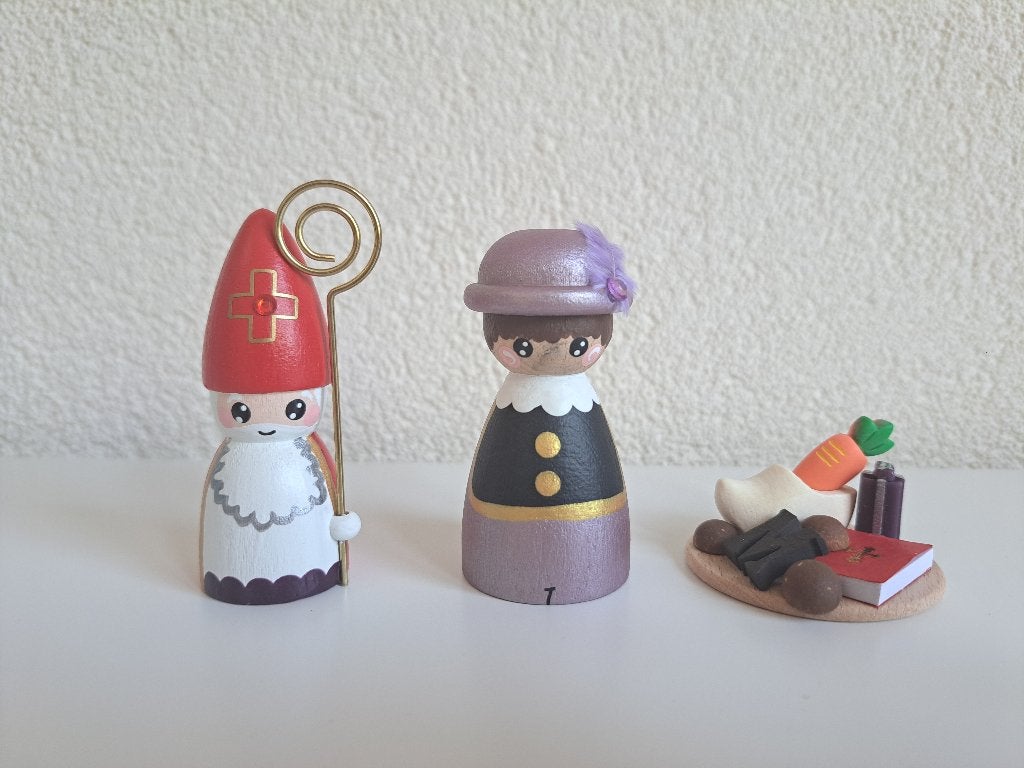 Sinterklaas jaarringstekers grimm of dille, Ophalen of Verzenden, Nieuw