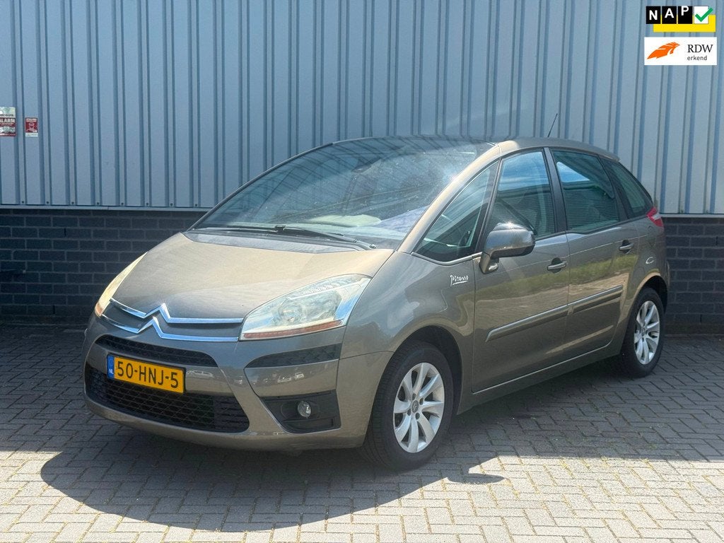 Citroen C4 Picasso 1.6 VTi Ambiance 5p. Airco|Panoramadak|PD, Auto's, Citroën, Stof, Gebruikt, Beige, 4 cilinders