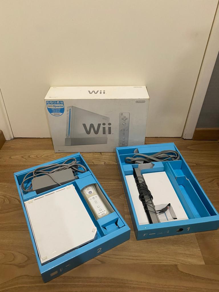 complete Wii met doos, Ophalen of Verzenden, Gebruikt, Met 1 controller