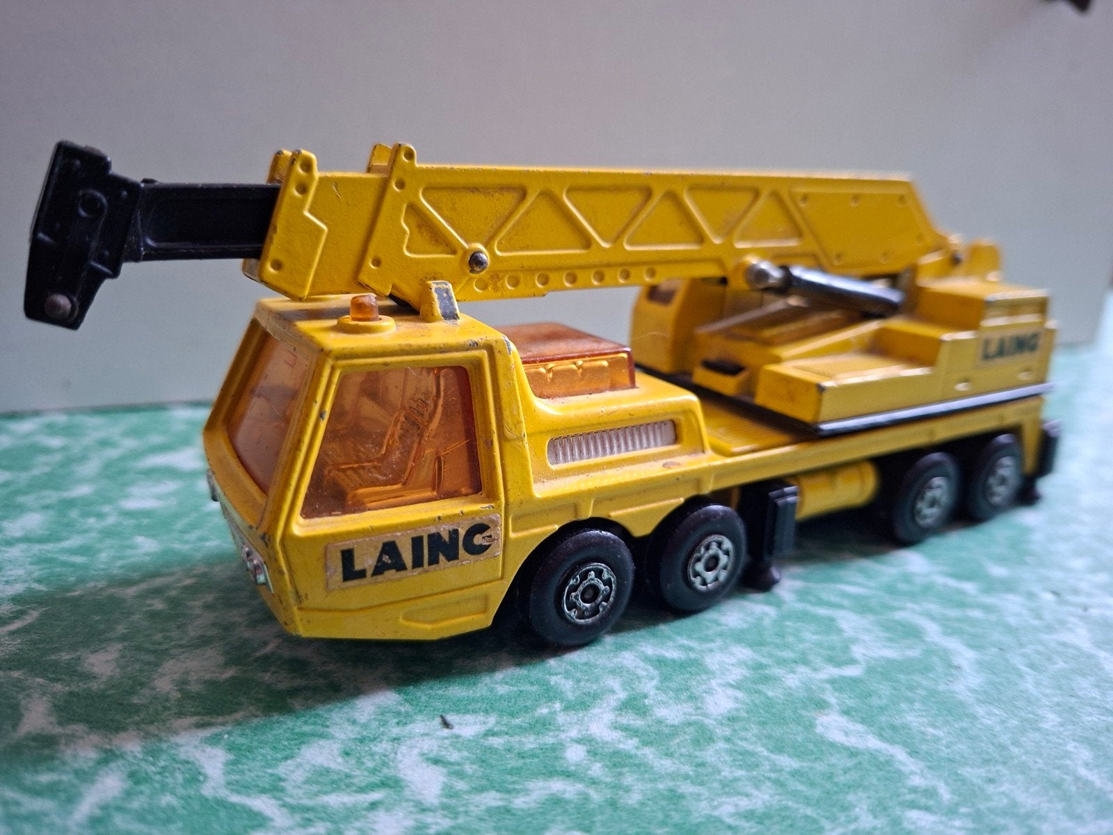 Telescoopkraan 1974 Lesney K-12 Hercules Mobile Crane., Ophalen of Verzenden, Gebruikt, Overige typen, Matchbox