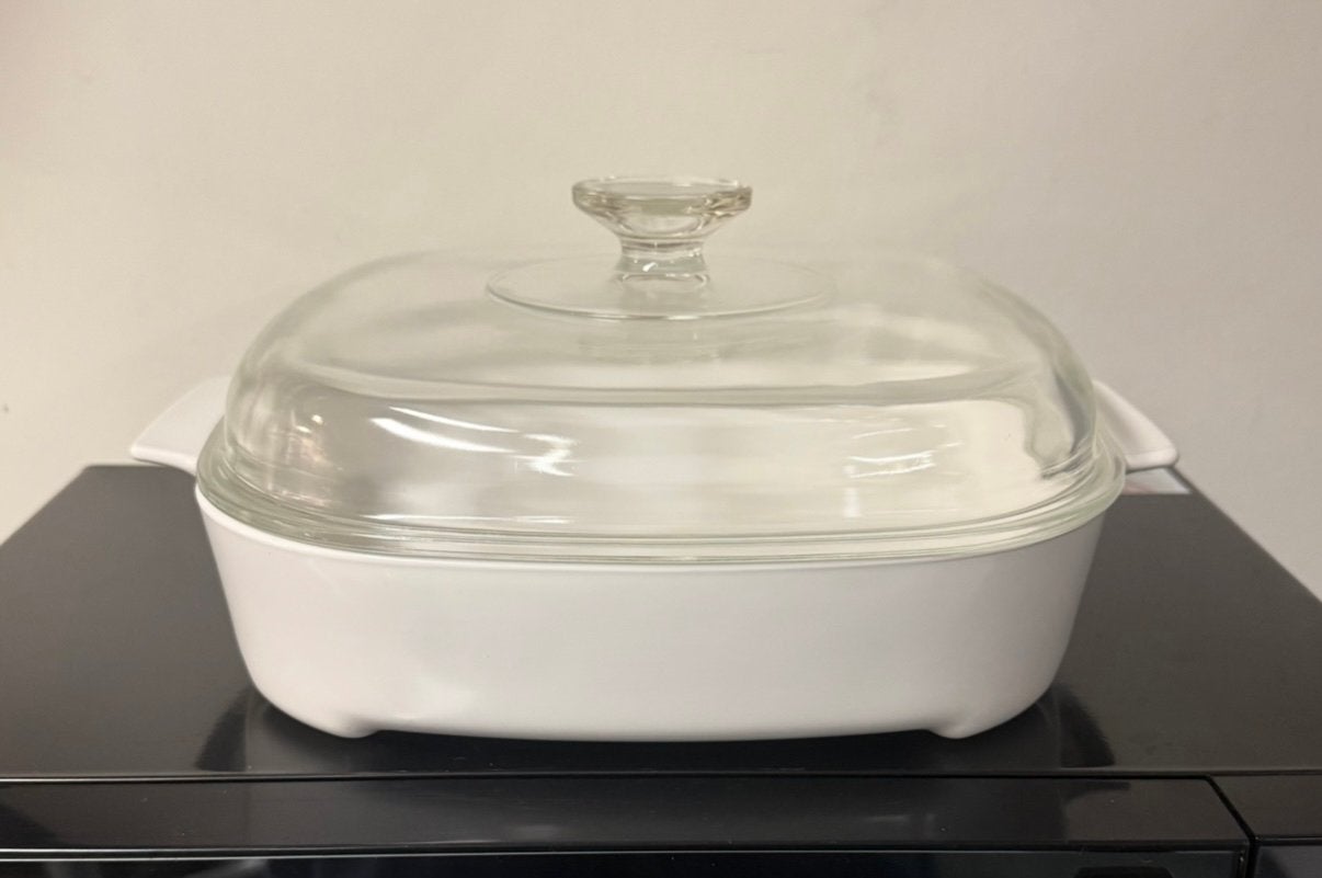 VINTAGE CORNING WARE MICROWAVE BROWNING DISH, Ophalen of Verzenden, Zo goed als nieuw
