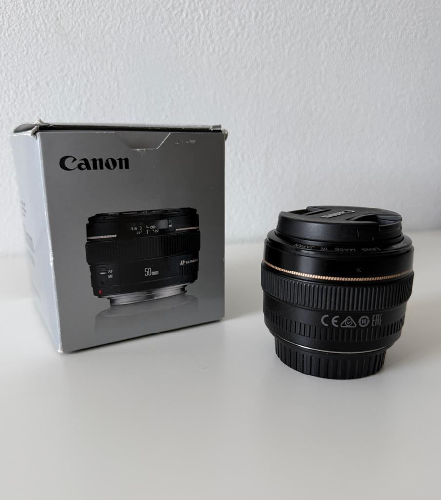Canon EF 50mm f/1.4 usm (50 1.4) zgan(!), Ophalen of Verzenden, Zo goed als nieuw, Standaardlens