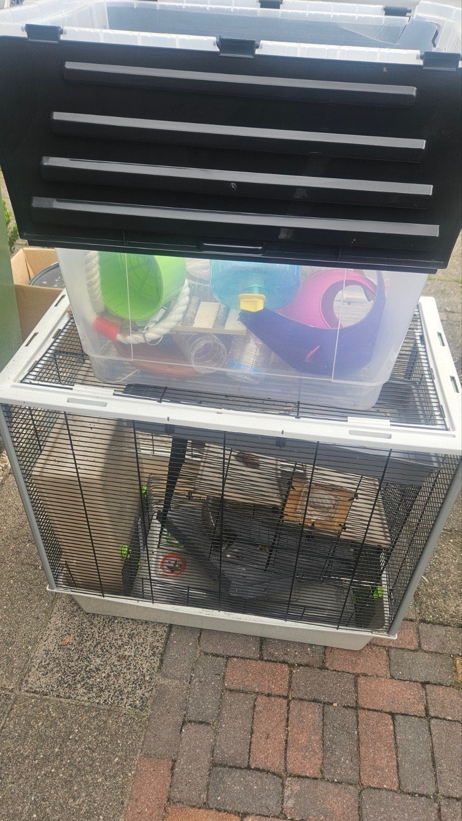 hamster en/of rattenkooi met uitgebreide toebehoren, Ophalen, Gebruikt, Overige typen