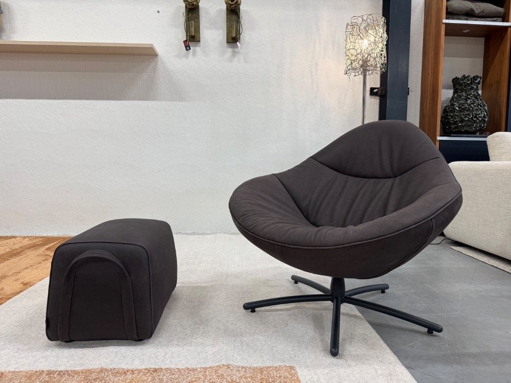 Nieuw Label van den Berg Hidde Soft Fauteuil Dark Brown, Nieuw, Ophalen of Verzenden, Label, 75 tot 100 cm