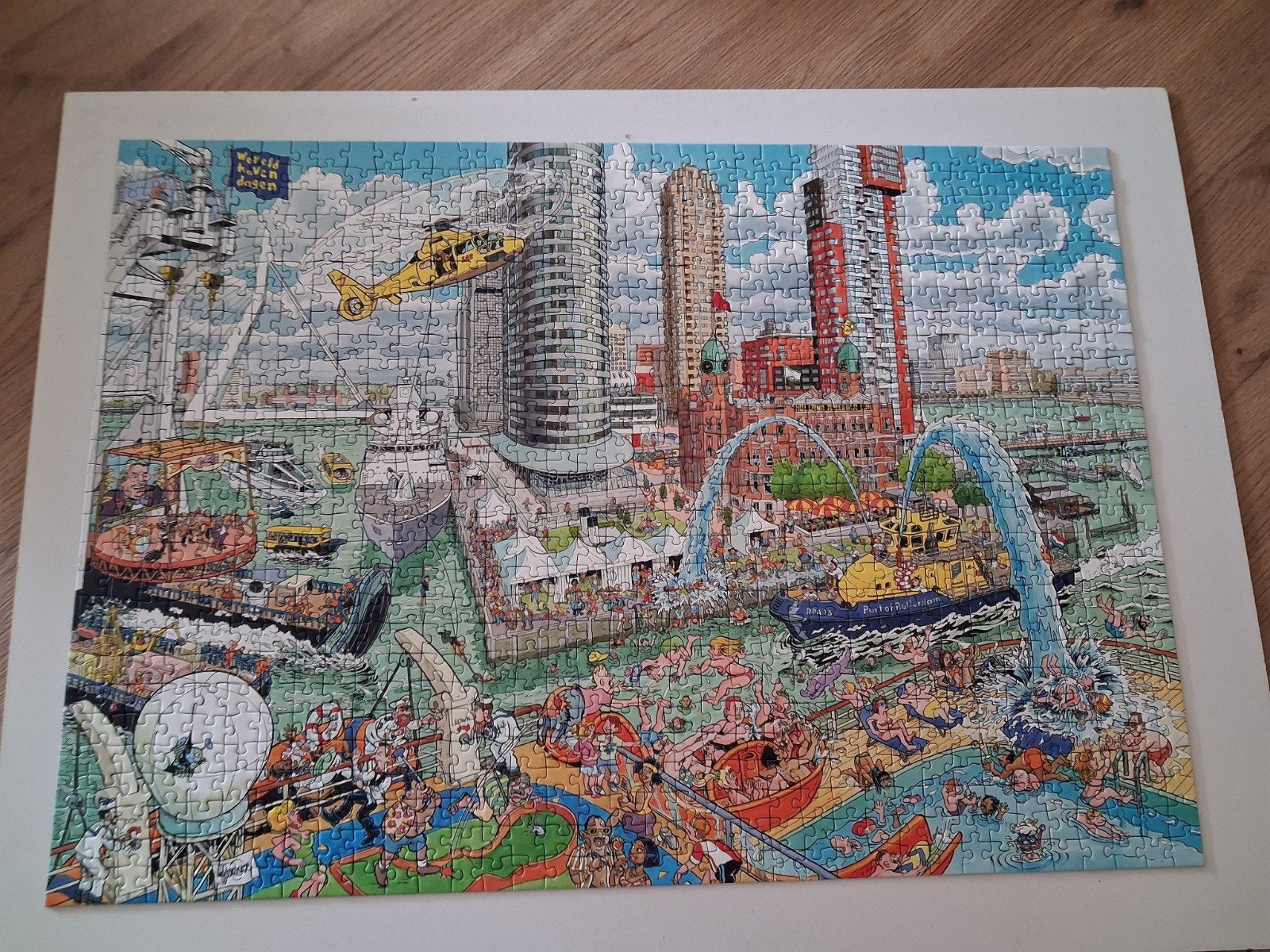 Ravensburger puzzel Rotterdam, Ophalen of Verzenden, 500 t/m 1500 stukjes, Zo goed als nieuw