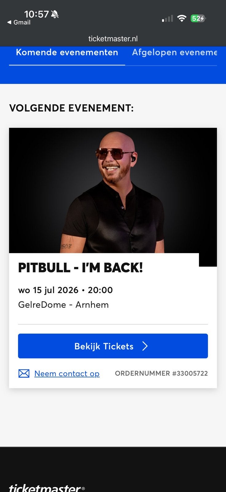 Pitbull 15 juli Gelredome, Twee personen, Juli