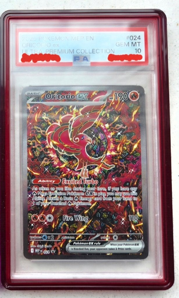 Oricorio ex 024 PSA 10 charizard upc promo, Ophalen of Verzenden, Nieuw