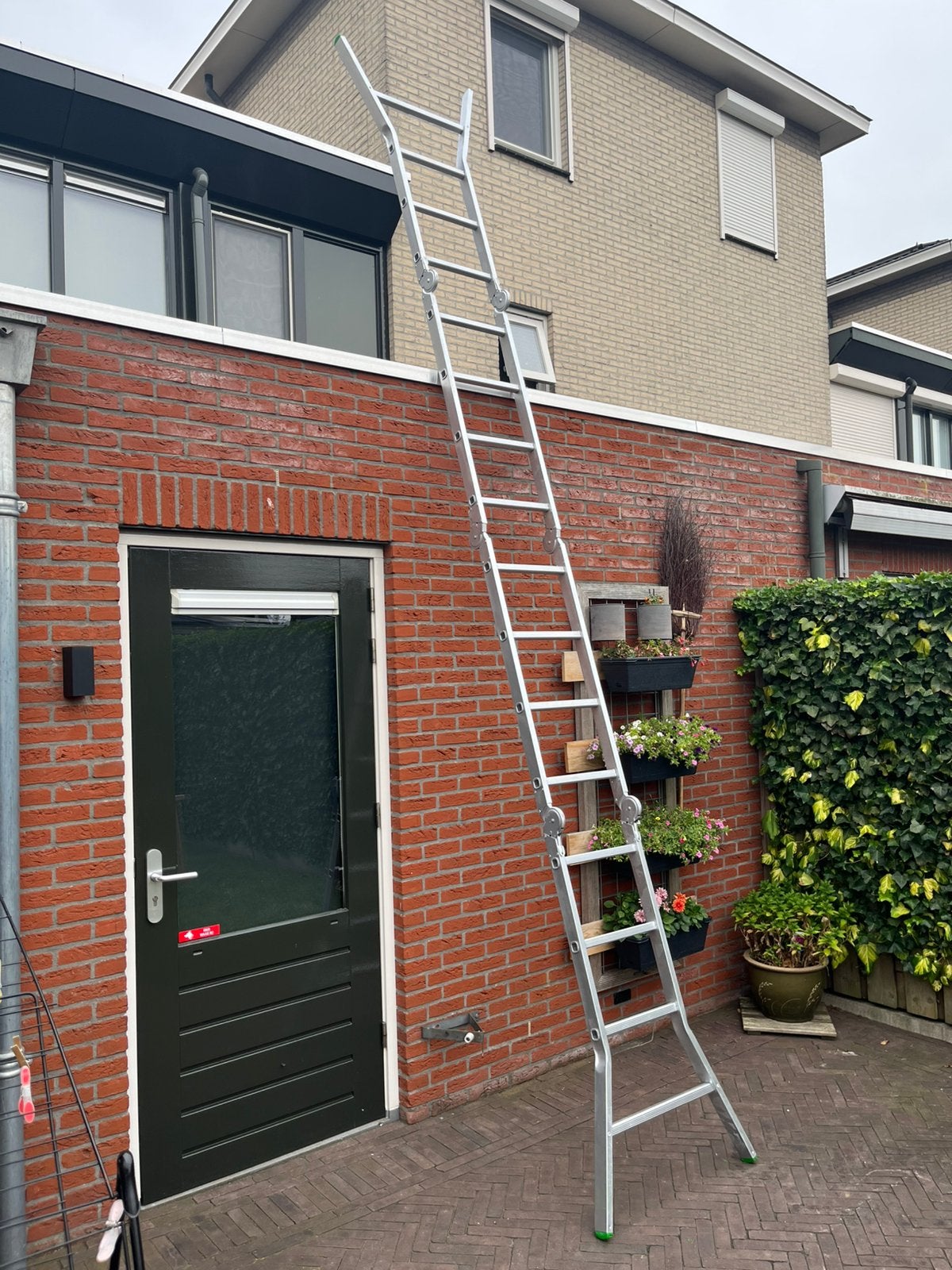 Vouwladder, Ophalen, Gebruikt, 2 tot 4 meter