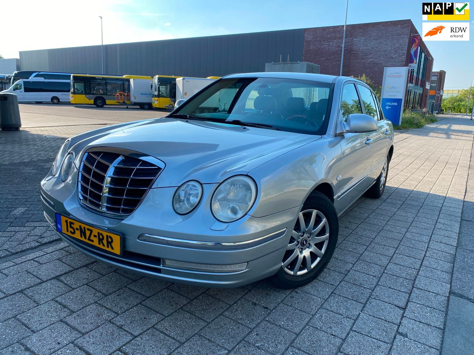 Kia Opirus 3.5 V6, Apk, Nap, Zeer goed rijdend Inruil mogeli, Auto's, Kia, Gebruikt, Bedrijf, Grijs, Opirus