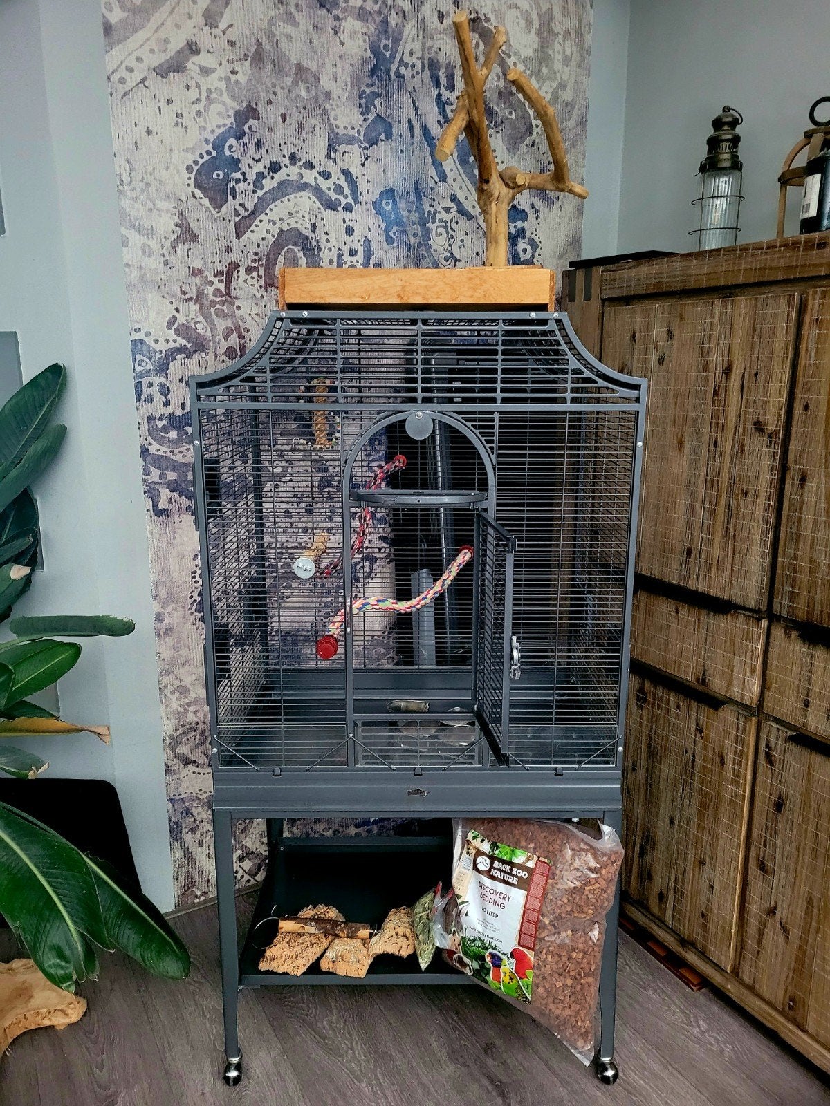 Vogelkooi Montana Madeira II, Dieren en Toebehoren, Ophalen, Zo goed als nieuw, Metaal, Vogelkooi