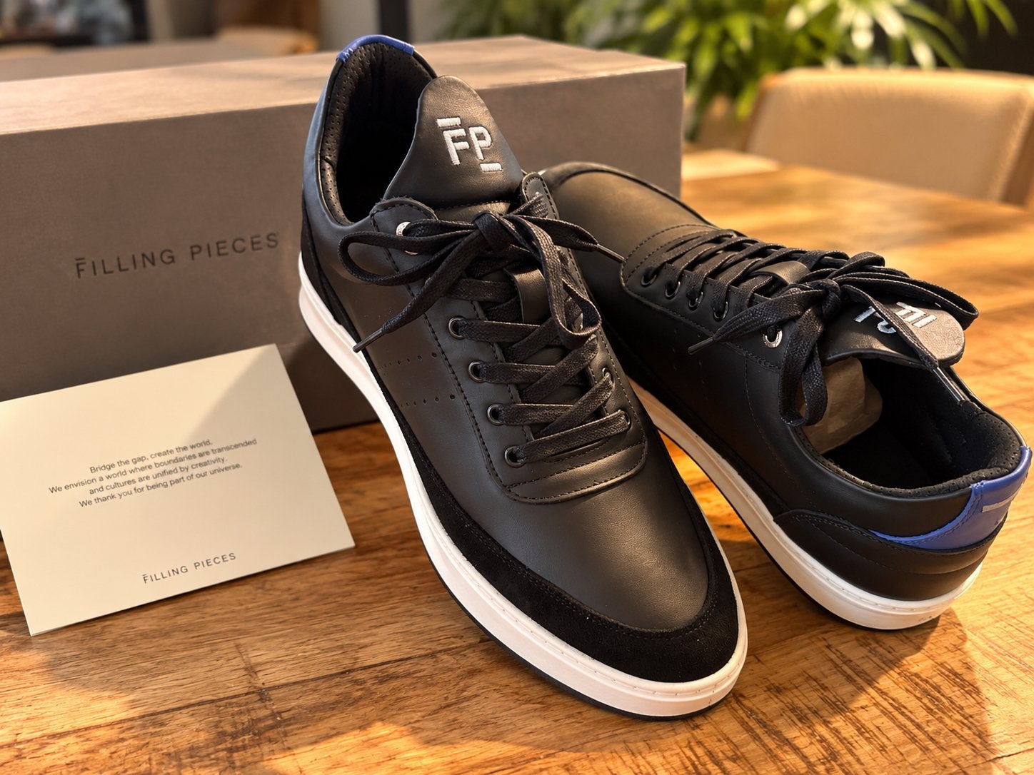 Filling Pieces Low Top Bianco Black | Maat 42 | ONGEDRAGEN, Verzenden, Zwart, Nieuw, Sneakers of Gympen