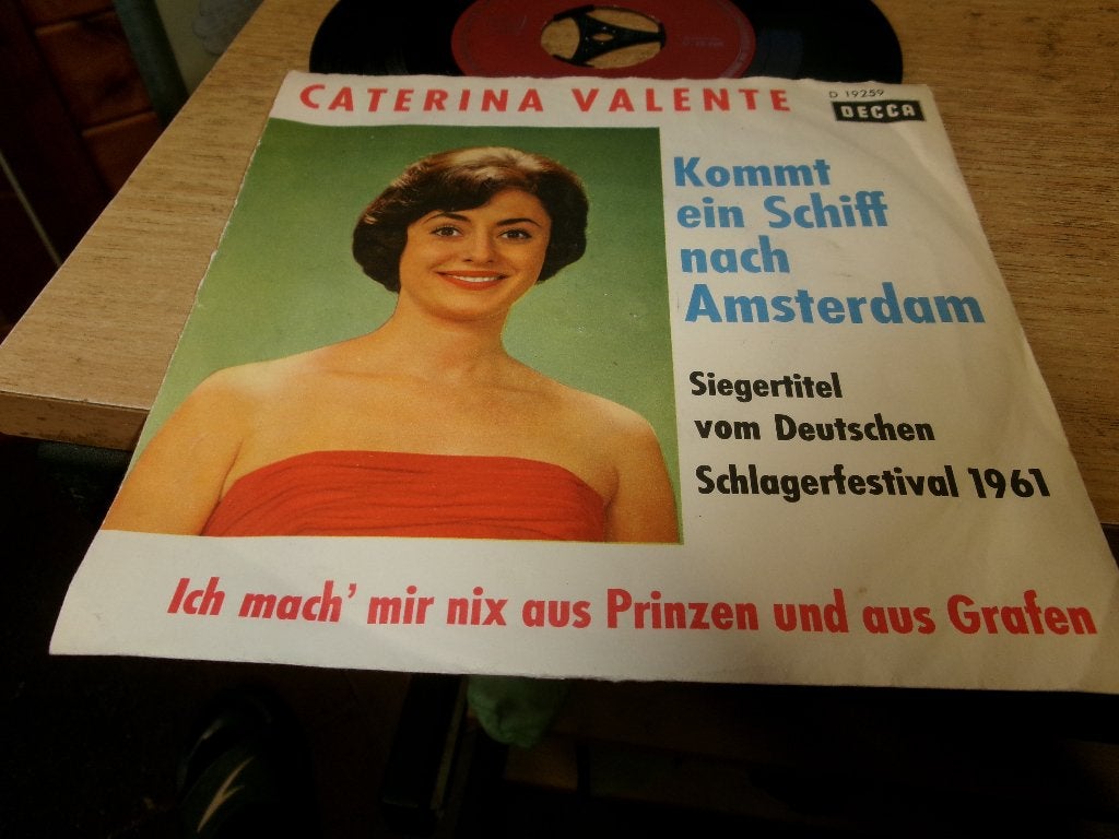 CATERINA VALENTE / Kommt ein Schiff nach Amsterdam/Duitse FH, Ophalen of Verzenden, Gebruikt, Pop