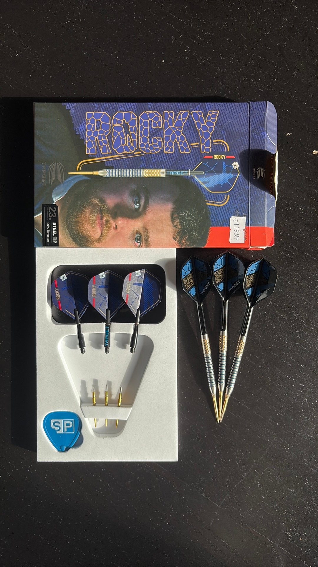 Target Josh Rock 23g Swisspoints 90% dartpijlen, Ophalen of Verzenden, Zo goed als nieuw, Pijlen