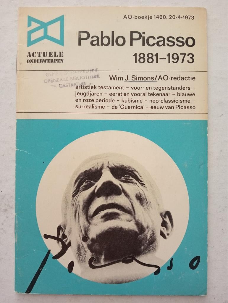Picasso uitgave 1973, Ophalen of Verzenden, Gelezen