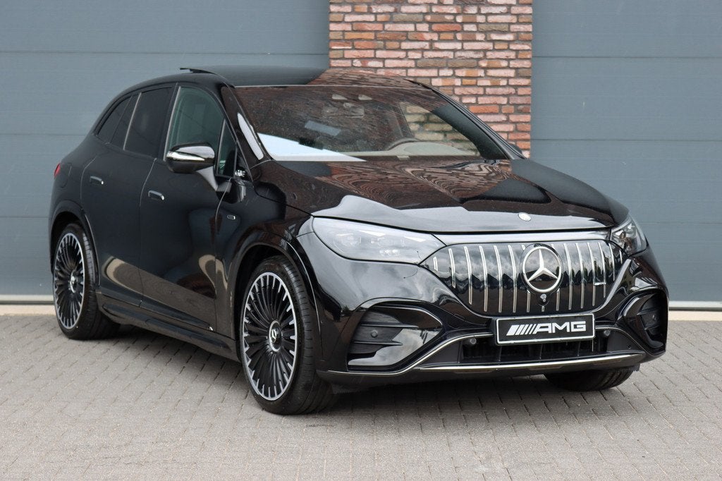 Mercedes-Benz EQE SUV AMG 43 4MATIC Premium+ 91 kWh | Kerami, Auto's, Mercedes-Benz, 468 km, Zwart, 750 kg, 5 stoelen