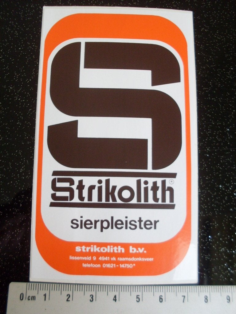 sticker Strikolith sierpleister logo raamsdonksveer, Verzenden, Zo goed als nieuw, Bedrijf of Vereniging