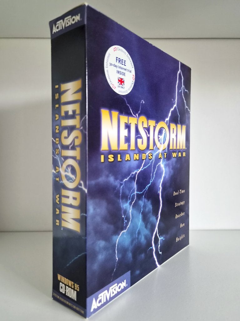 NetStorm - PC Big Box, Spelcomputers en Games, 1 speler, Ophalen of Verzenden, Zo goed als nieuw, Strategie en Constructie